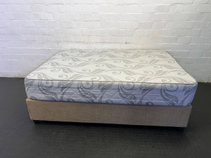 Comfort Sleep Queen Mattress & Upholstered Base Set