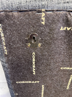 Grey Upholstered Coricraft Queen Headboard - Modern Design