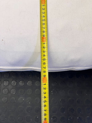 Versatile Cream Futon Mattress with Wooden Base