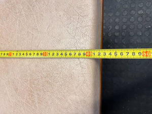 Versatile Wooden Padded Stool with Beige Cushion