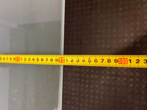 Stylish Frosted Glass & Chrome Dining Table