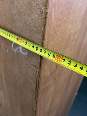 Versatile Wooden Display Cabinet with Glass Doors