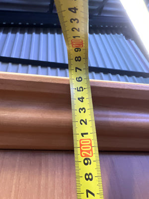 Versatile Wooden Display Cabinet with Glass Doors