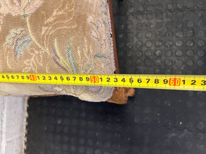 Ornate Vintage Floral Upholstered Dining / Accent Chair