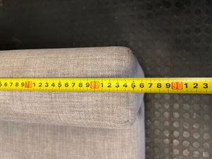 Comfy Grey L-Shape Sectional Sofa with Chaise Lounge