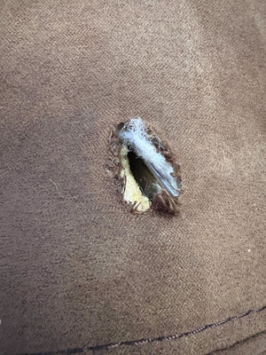 Stylish Brown Faux Leather Futon Sofa Bed