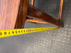 Rustic Wooden Saddle Seat Stool