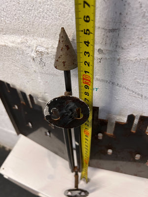 Rustic Metal Castle Decor & Key Holder