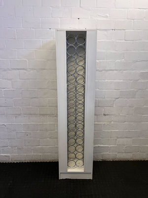 Modern White Slimline Wine Rack Cabinet