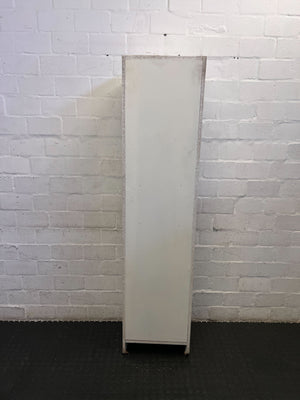 Modern White Slimline Wine Rack Cabinet