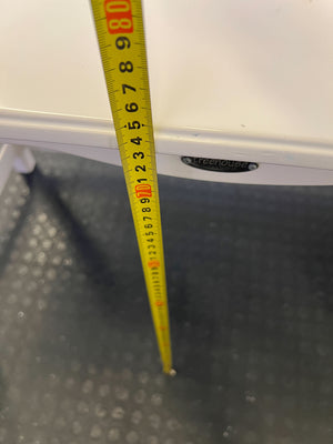 Charming White Desk with Heart Drawer Pulls