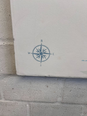 Vibrant Kids' World Map Canvas Wall Art 'This Is Your World!' 130 x 90cm