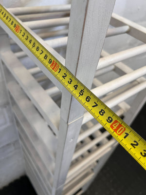 Tall Slim Wooden Wine Rack - 20 Bottle Capacity