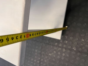 Charming Cream Two-Tier Side Table