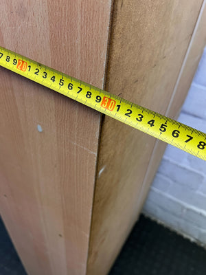 Versatile 3-Tier Light Wood Effect Bookshelf