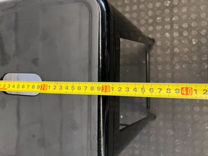 Sleek Black Industrial Bar Stool