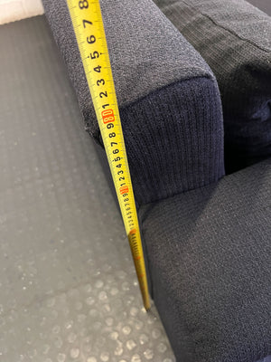 Stylish Black 3-Seater Sofa