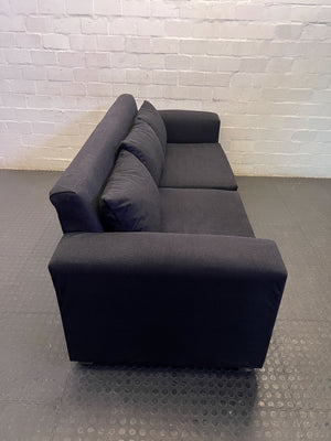Stylish Black 3-Seater Sofa