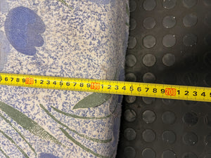 Charming Blue Floral Foldable Mattress - Versatile Sleeper Mat