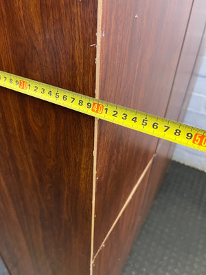 Elegant Wooden Display Cabinet with Glass Doors