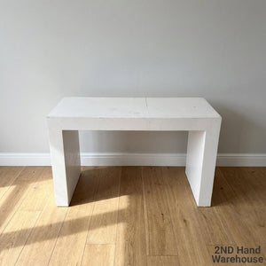 Versatile White Minimalist Display Table / Console