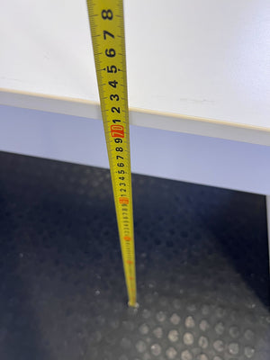 Sleek White Home Office Desk with Cable Management