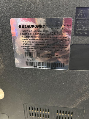 Blaupunkt 55inch LED TV– Screen has issue