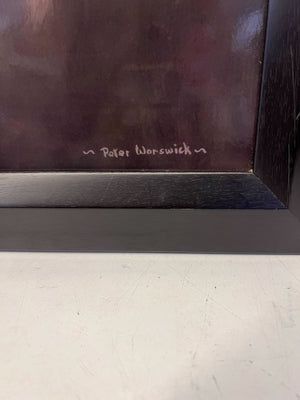 Elegant Backless Gown Framed Wall Art 90 x 60cm - 2ndhandwarehouse.com