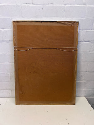 Tranquil Greek Island Framed Wall Art Print ✨ 97 x 72cm