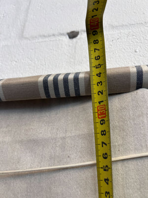 Classic Striped Roman Blind - Beige & Navy 130 x 80cm