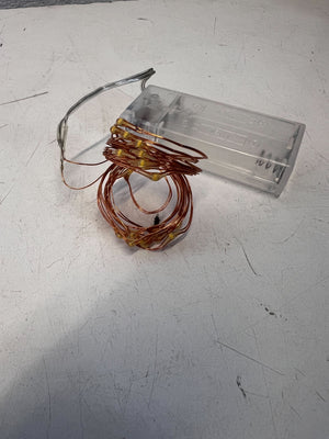 Warm Glow Battery-Operated Copper Fairy Lights ✨