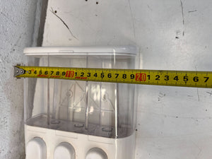 Triplet Wall-Mounted Soap Dispenser - 3-in-1 Shower Organizer