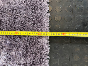 Plush Lavender Shaggy Area Rug 200 x 135cm