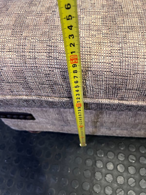 Charming Patterned Two-Seater Sofa with Accent Pillows ✨