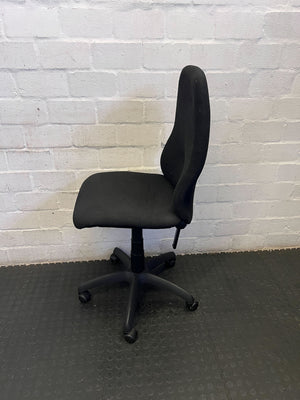 Comfortable Black Upholstered Office Chair