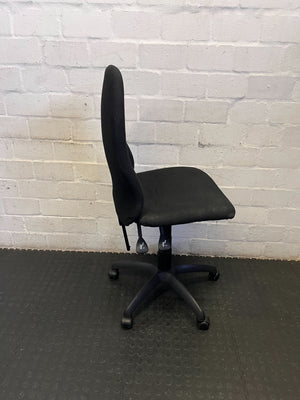 Comfortable Black Upholstered Office Chair