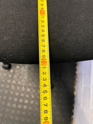 Comfortable Black Upholstered Office Chair