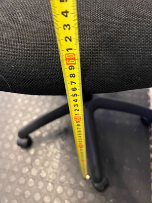 Comfortable Black Upholstered Office Chair