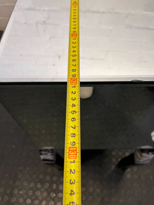 Damaged the mirror and two legs-Glamorous Mirrored Dressing Table / Small Desk with Crystal Knobs with damage