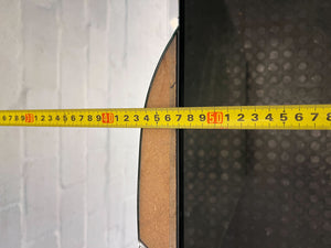 Some visible damages on mirrors -Elegant Mirrored 3-Drawer Bedside Cabinet with damage