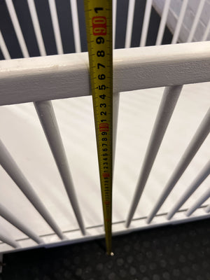 Classic White Baby Crib with Storage Drawer