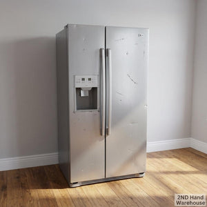LG Side-by-Side Fridge Freezer with Water & Ice Dispenser - Silver - Some small rusting