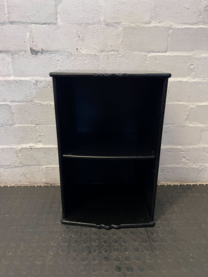 Elegant Black Tiered Display Shelf