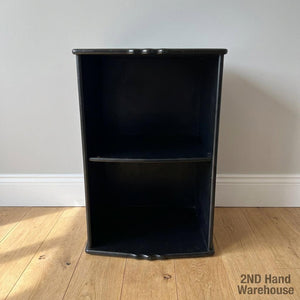 Elegant Black Tiered Display Shelf