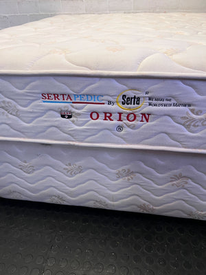 SertaPedic by Serta Orion Queen Mattress & Base Set