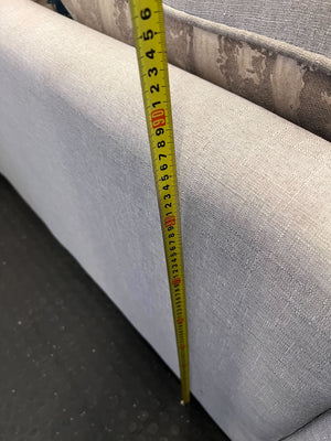 Comfy Light Grey Two-Seater Sofa - Modern Classic