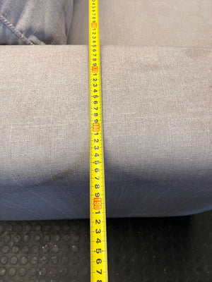 Comfy Light Grey Two-Seater Sofa - Modern Classic