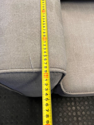 Comfy Light Grey Two-Seater Sofa - Modern Classic