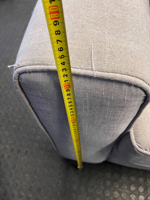 Comfy Light Grey Two-Seater Sofa - Modern Classic