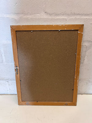 Charming Pastel Blue Picture Frame with White Mat - 2ndhandwarehouse.com